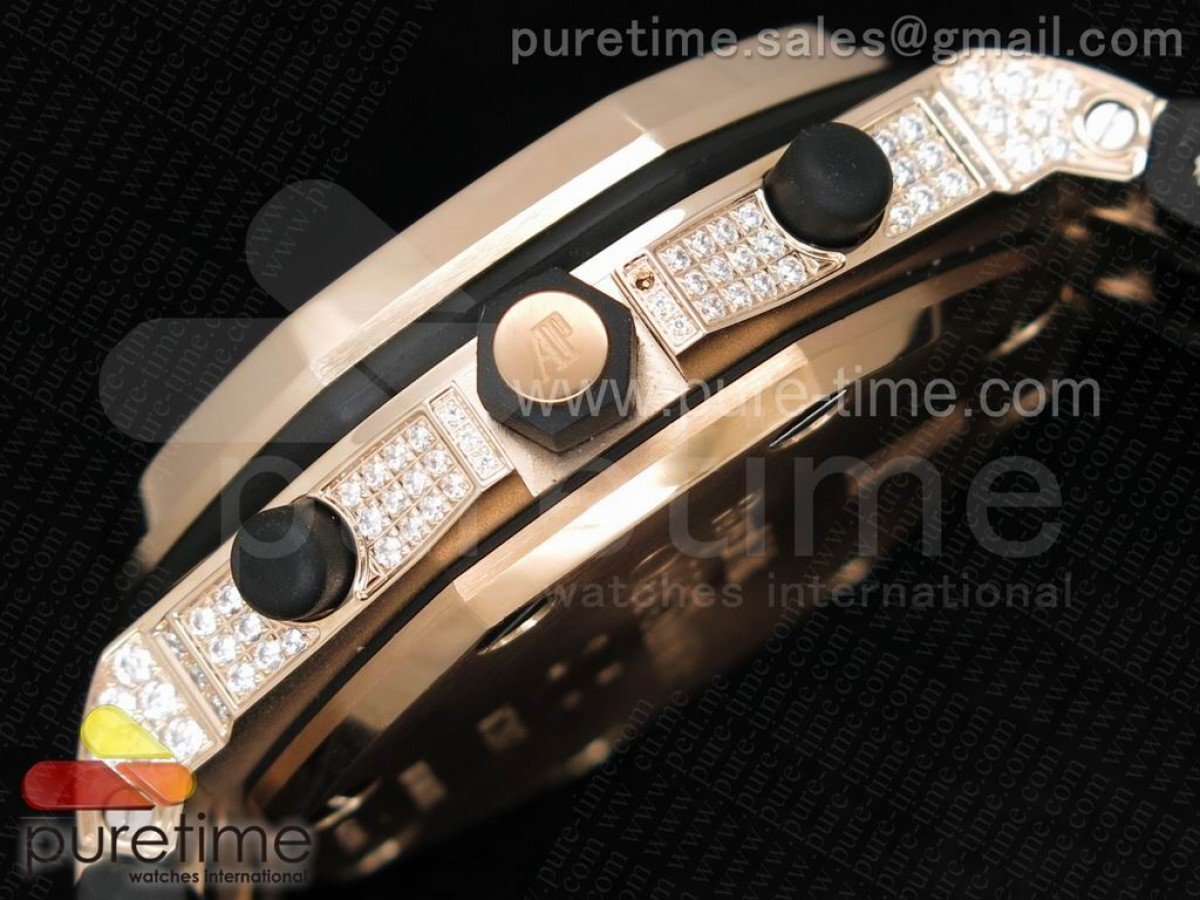 Royal Oak Offshore RG Full Paved Diamonds - immagine 8