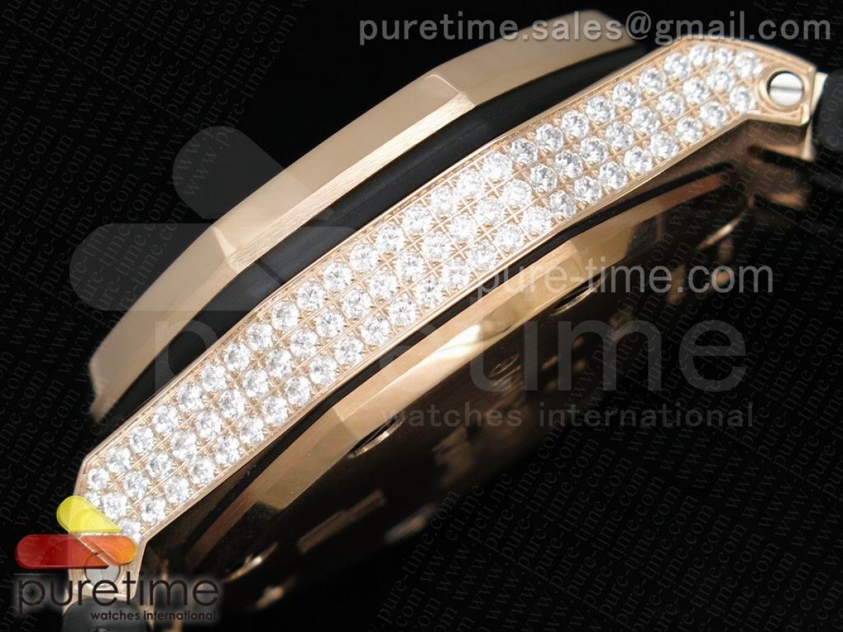 Royal Oak Offshore RG Full Paved Diamonds - immagine 9