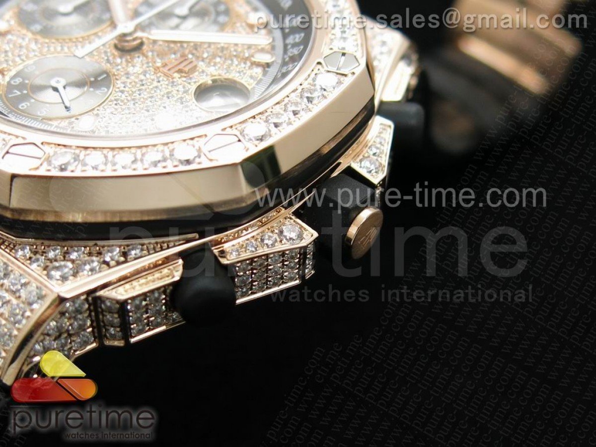 Royal Oak Offshore RG Full Paved Diamonds - immagine 10