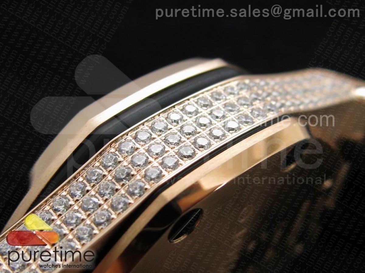 Royal Oak Offshore RG Full Paved Diamonds - immagine 12