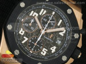 Royal Oak Offshore JF 1:1 Best Edition RG Rubberclad Black Dial
