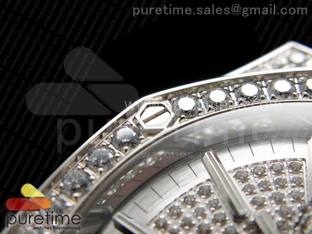 Royal Oak 41mm 15402 SS Full Paved Diamonds - immagine 6