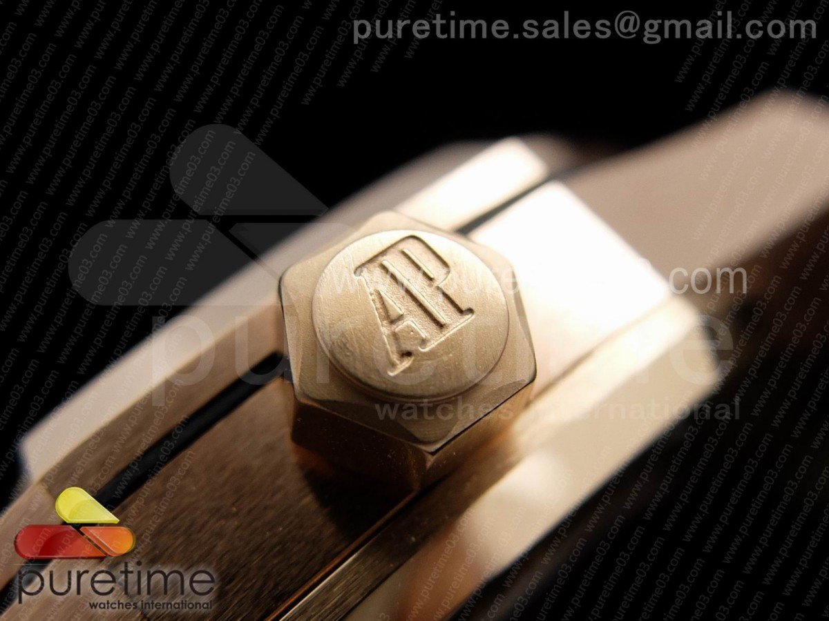 Royal Oak 41mm 15402 RG Full Paved Diamonds - immagine 8