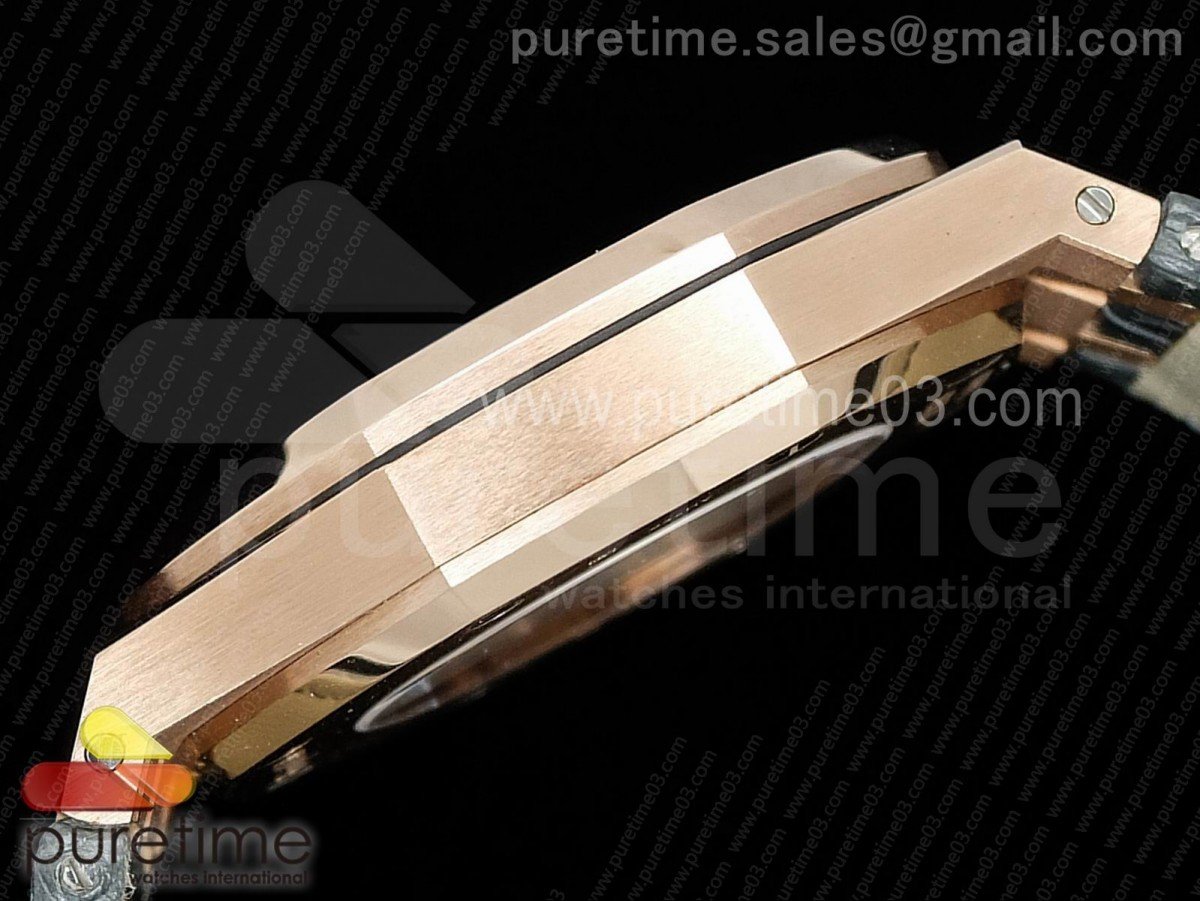 Royal Oak 41mm 15402 RG Full Paved Diamonds - immagine 9