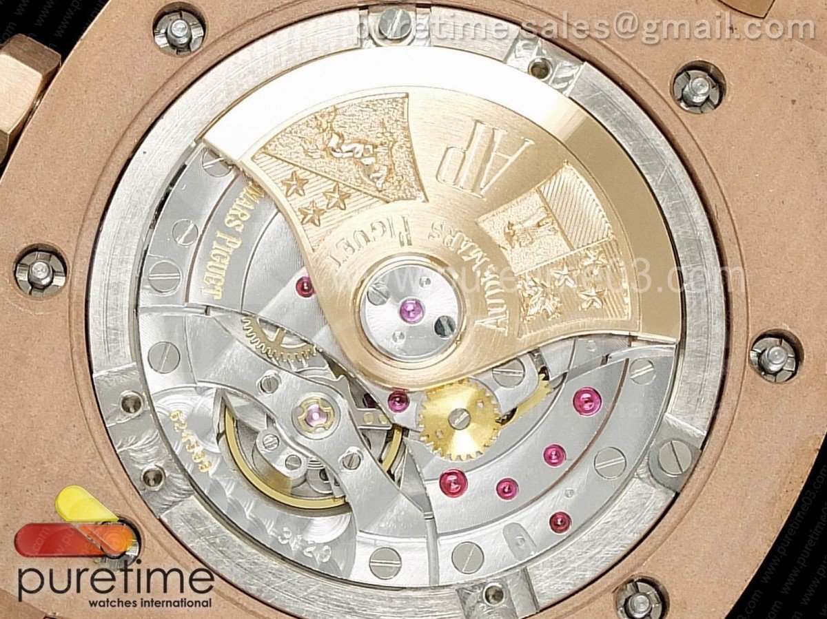 Royal Oak 41mm 15402 RG Full Paved Diamonds - immagine 12