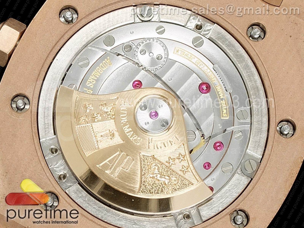 Royal Oak 41mm 15402 RG Full Paved Diamonds - immagine 13