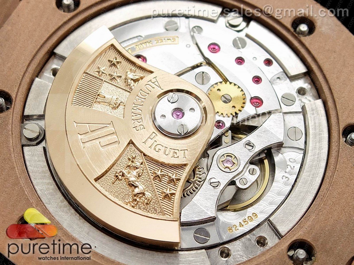 Royal Oak 41mm 15402 RG Full Paved Diamonds - immagine 14