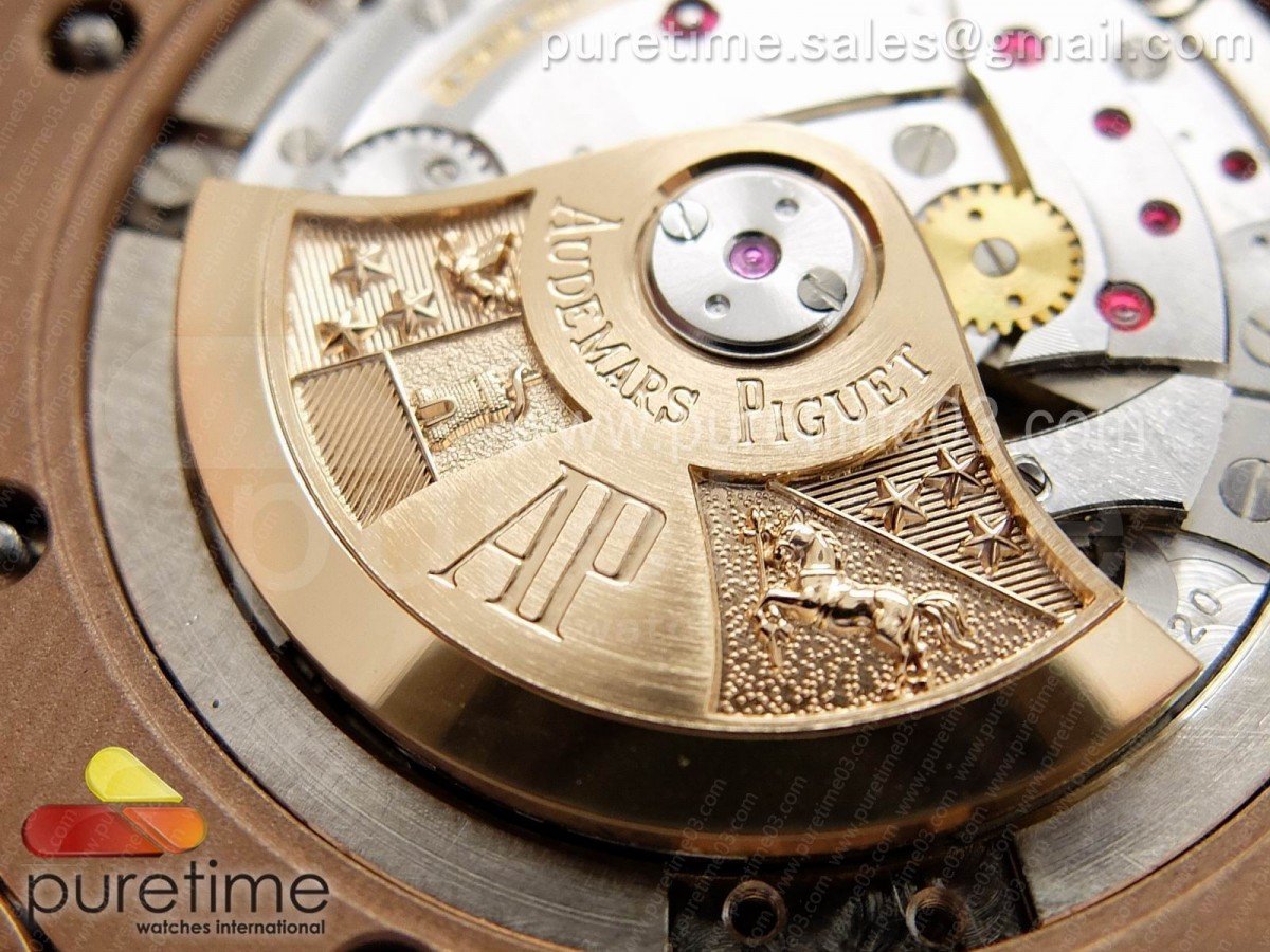 Royal Oak 41mm 15402 RG Full Paved Diamonds - immagine 15