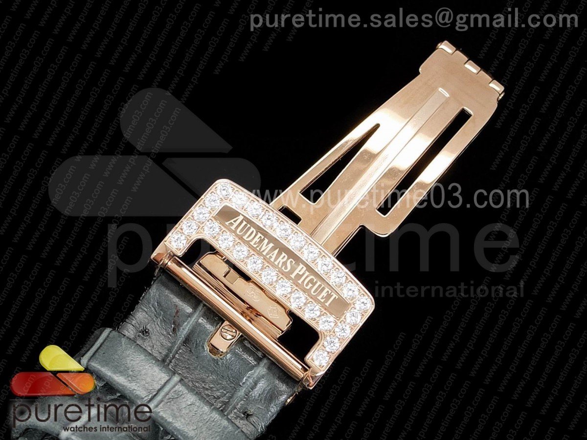 Royal Oak 41mm 15402 RG Full Paved Diamonds - immagine 24