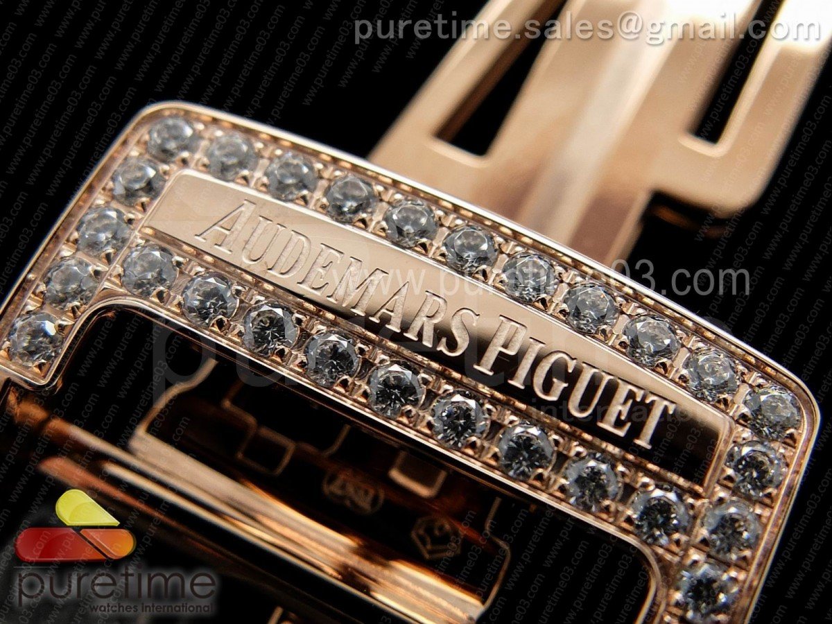 Royal Oak 41mm 15402 RG Full Paved Diamonds - immagine 25