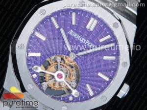 Royal Oak 2018 SIHH SS Tourbillon R8F Blue