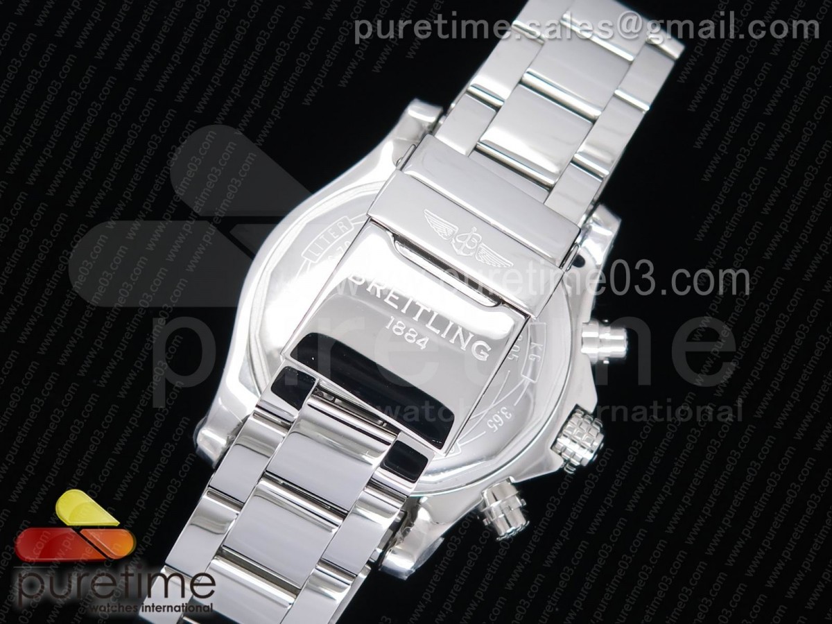 Avenger II Chronograph 48mm SS GF 1:1 Best Edition Black/White Dial on SS Bracelet A7750 - immagine 10