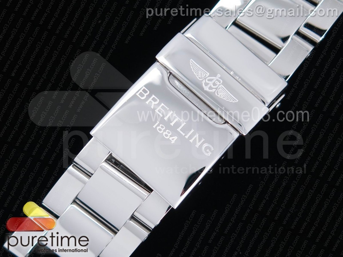 Avenger II Chronograph 48mm SS GF 1:1 Best Edition Black/White Dial on SS Bracelet A7750 - immagine 4