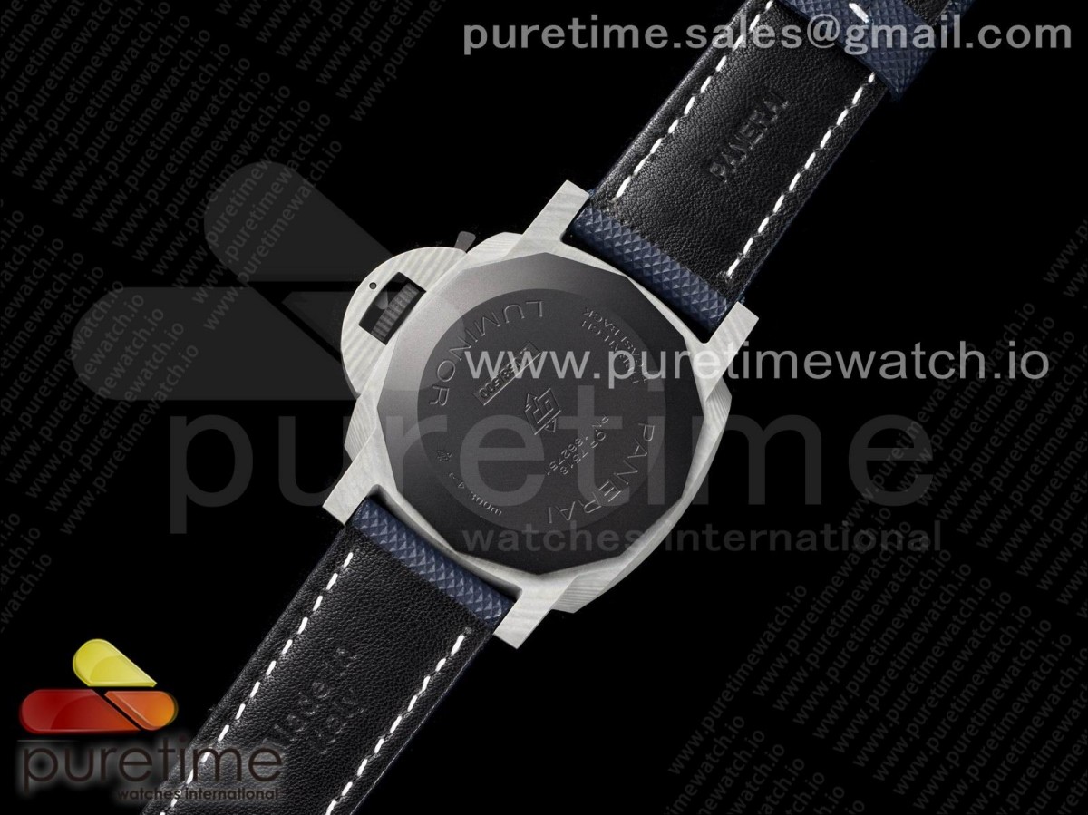 PAM 1663 Carbotech VSF 1:1 Best Edition Blue Dial on Blue Kevlar Composite Strap P.9010 Clone - immagine 13
