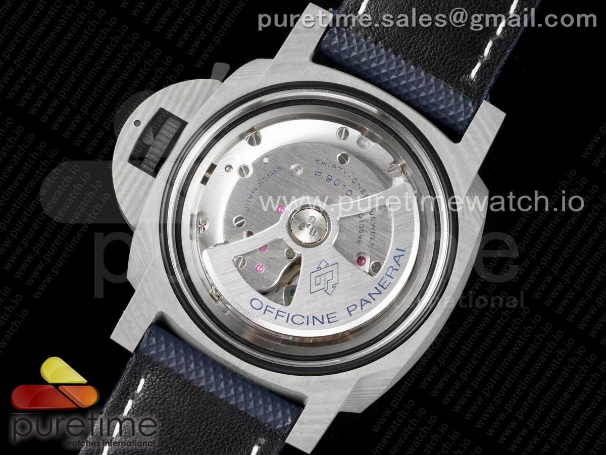 PAM 1663 Carbotech VSF 1:1 Best Edition Blue Dial on Blue Kevlar Composite Strap P.9010 Clone - immagine 15