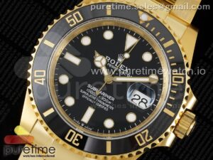 Submariner 126618 LN YG Black Ceramic 904L Steel VSF 1:1 Best Edition VS3235