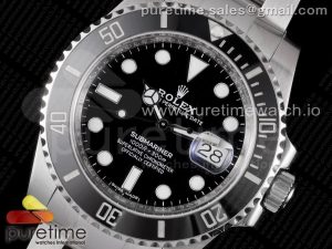 Submariner 116610 LN Black Ceramic ZF 1:1 Best Edition 904L SS Case and Bracelet VR3135