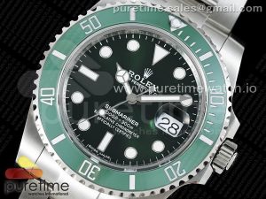 Submariner 116610 LV Green Ceramic "CF Bezel" 904L Steel JDF 1:1 Best Edition VR3135