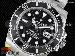 Submariner 116610 LN Black Ceramic 904L Steel JDF1:1 Best Edition VR3135