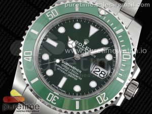 Submariner 116610 LV Green Ceramic 904L Steel QF 1:1 Best Edition VR3135