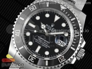 Submariner 116610 LN Black Ceramic RF 904L 1:1 Best Edition on SS Bracelet VR3135