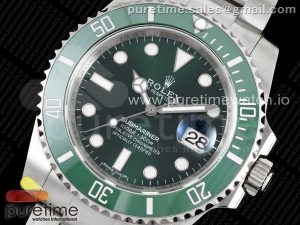 Submariner 116610 LV Green Ceramic APSF 1:1 Best Edition on SS Bracelet VR3135