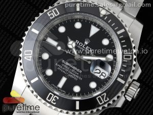 Submariner 116610 LN Black Ceramic NTF 904L 1:1 Best Edition on SS Bracelet VR3135